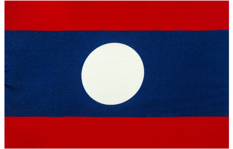 Lao PDR Flag